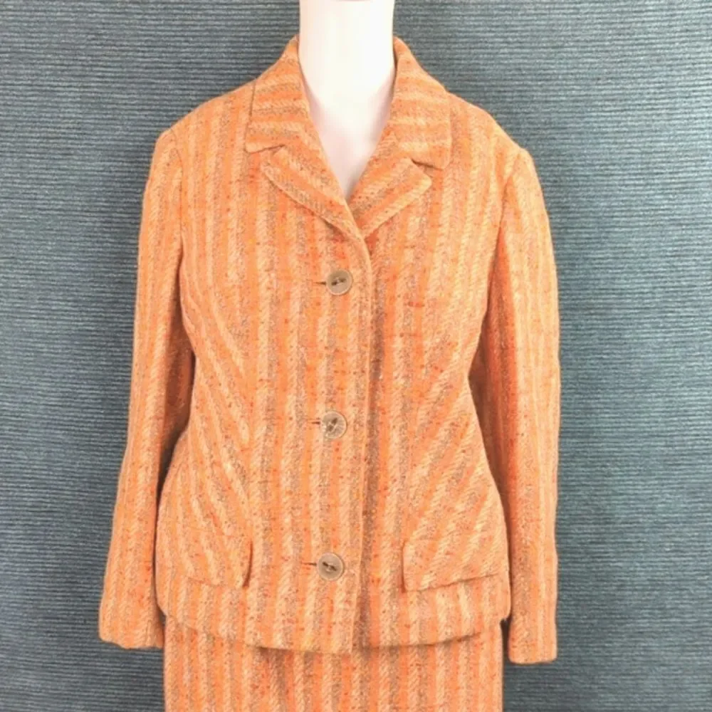 Vintage Henry White Of Dublin Wool Suit, 1960's Skirt & Jacket - Picture 3 of 17